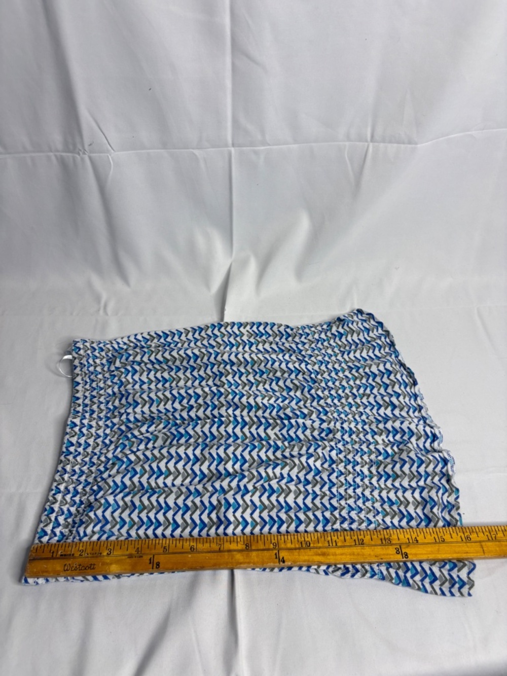 Vintage Gap Tube Top Womens Size XS Chevron Blue/White/Gray Y2K 90s - Picture 4 of 5
